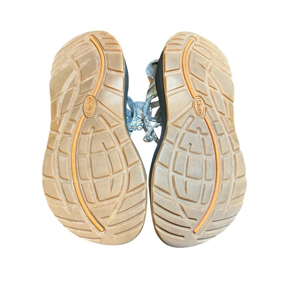 Chacos ZX2 Golden Creed Grey Orange Geometric Sandals Women’s Size 6 Outdoor - Picture 13 of 15
